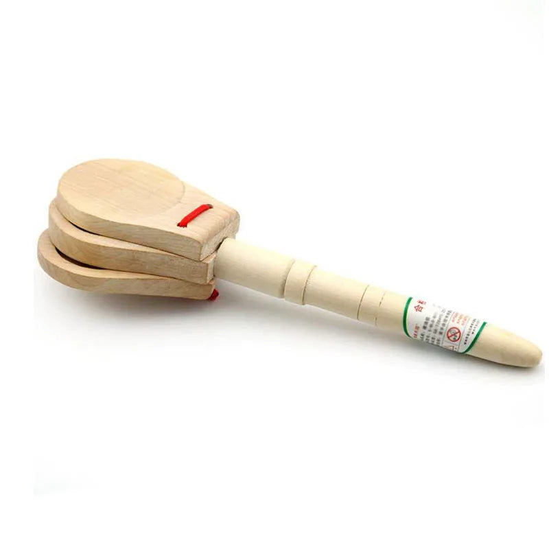 Wooden Music Instruments for Kids Rhythm Maracas Castanet Flute Jingle Bells Harmonica Trumpet Fiesta Carnival Party Favors