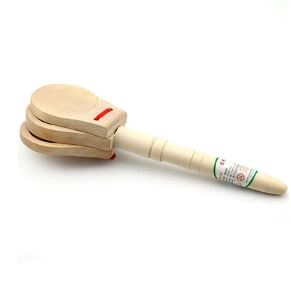 Wooden Music Instruments for Kids Rhythm Maracas Castanet Flute Jingle Bells Harmonica Trumpet Fiesta Carnival Party Favors