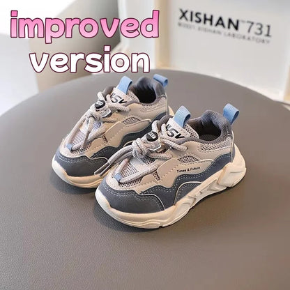 Spring Autumn Kids Sport Shoes Boys Children Outdoor Running Sneakers Fashion Mesh Breathable