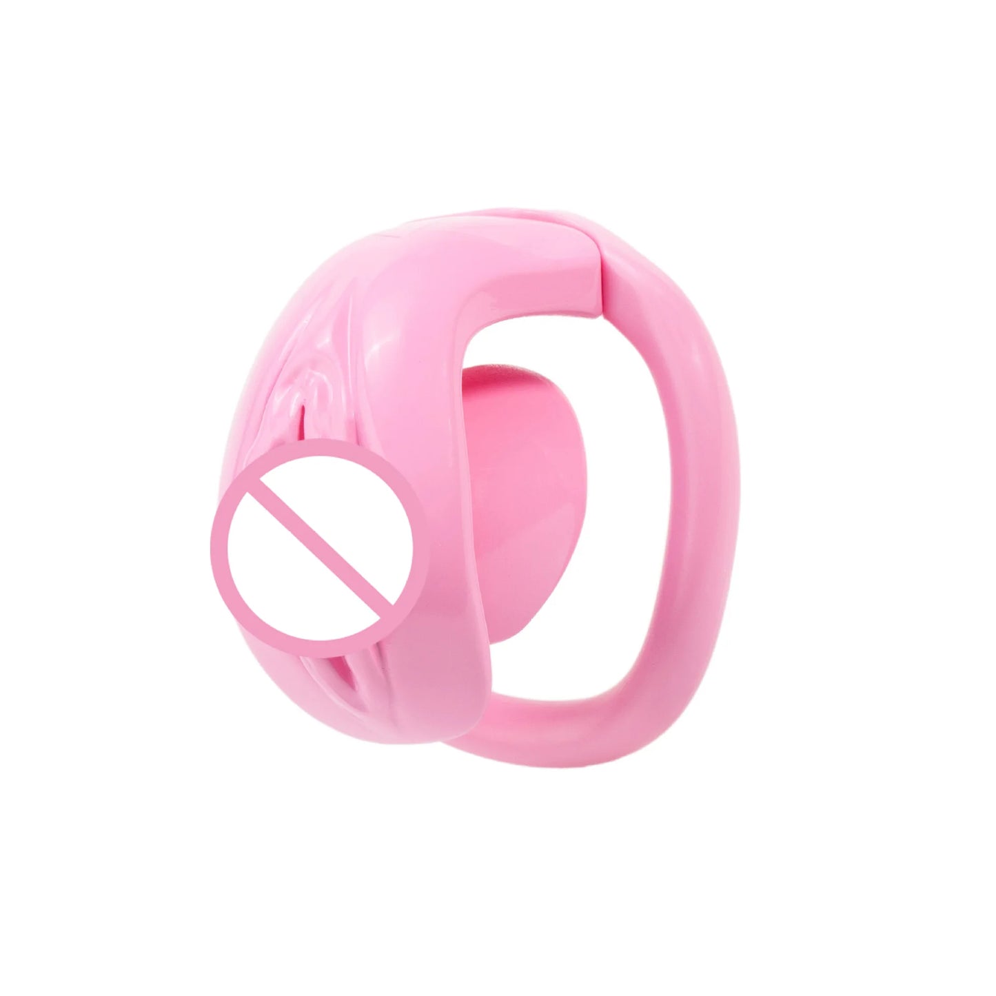 Realistic Vagina Chastity Cage Negative Cock Cage with 4 Size Rings Sissy Love Lock Mini BDSM Penis Abstinence Adults Sex Toys