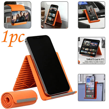 3/1Pcs Portable Phone Stand with Flexible Deformation and Adjustment–Made of aluminum alloy and silicone, non-slip desktop stand