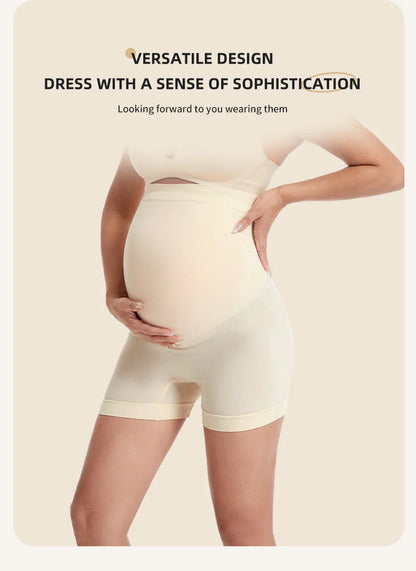 High Waist Seamless Maternity Pants Pregnant Women Comfortable Safety Panties Knickers Ladies Pregnancy Short Leggings Underwear