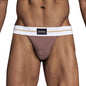 ORLVS Briefs Male Seamless Hip Design Mens Underwaer Super Large Wide 5cm Elastic Band Independent Codpiece Boy Short Pants