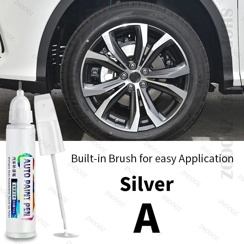 For LEXUS RX Touch Up Paint Wheel Repair Kit Quick And Easy Wheel Scratch Repair Rim Paint For Car Wheel Repair Silver Black