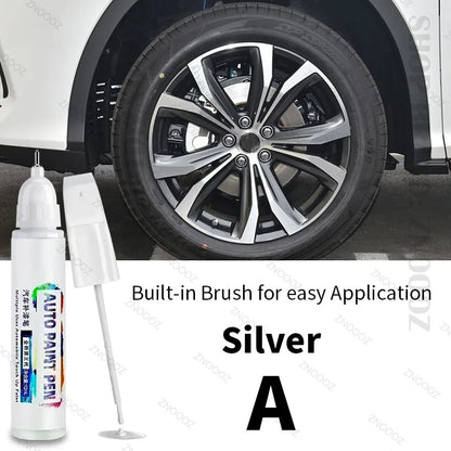 For LEXUS RX Touch Up Paint Wheel Repair Kit Quick And Easy Wheel Scratch Repair Rim Paint For Car Wheel Repair Silver Black