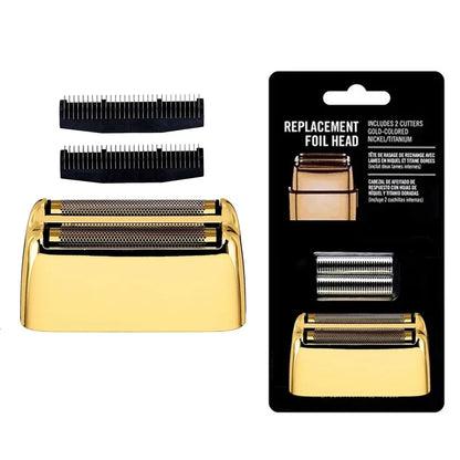 Replacement Head Foil and Cutters Blade Compatible with BaBylissPRO Double FXFS2 Metal Electric Shaver Razor, For BaByliss Razor