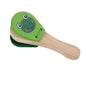 Wooden Half Round Hand Ringing Bell Children Musical Orff Instruments Clapper Handle Educational Fun Toys Infant Teaching Aids