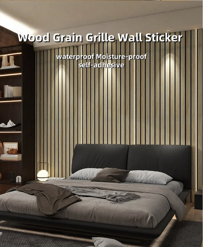 Thick Wood Grain Self-adhesive Wall Sticker Waterproof for Home Decortion Peel and Stick Foam Wallpaper Bedroom Living Room