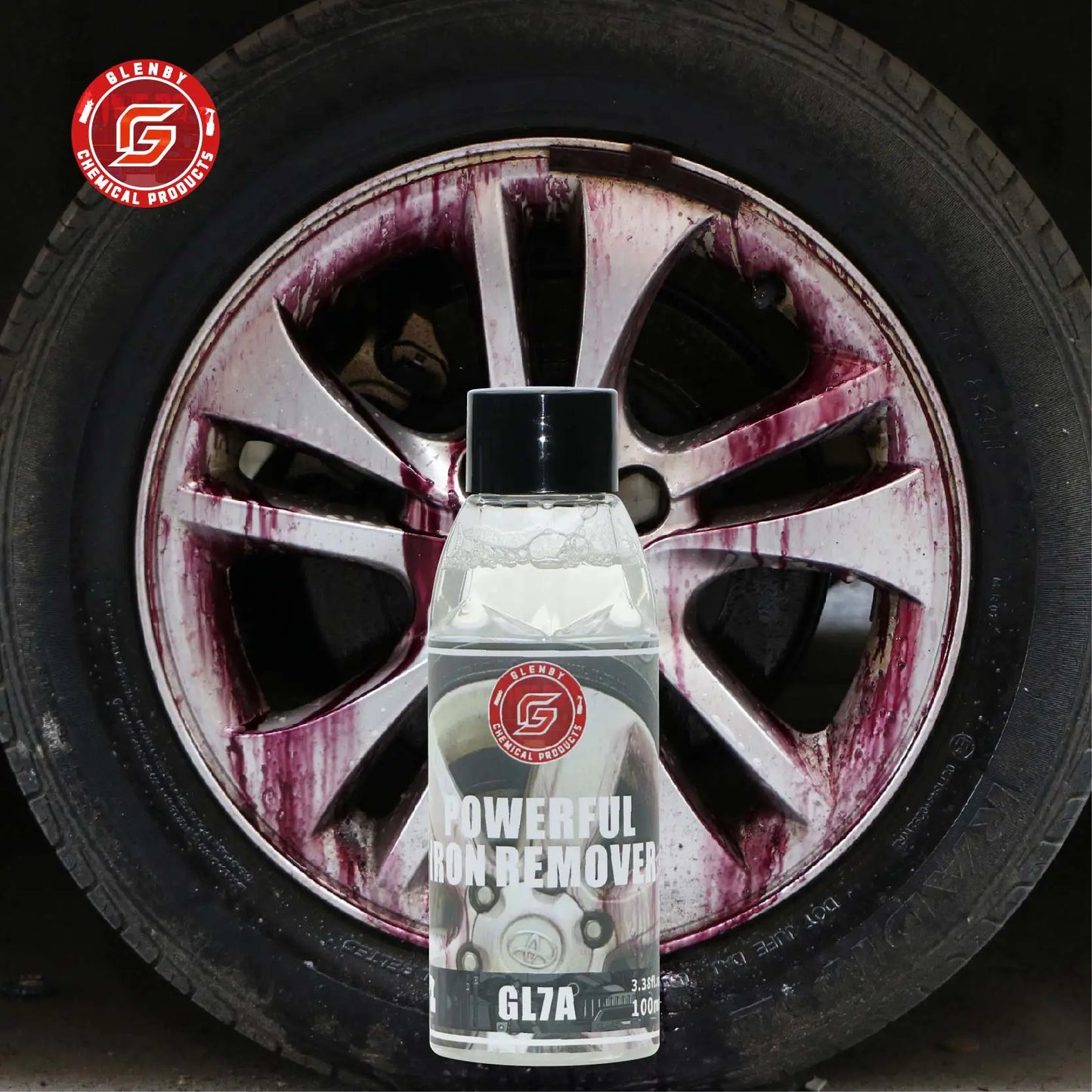 100ml Wheel Paint Iron Remover Spray Technology Professional Dust Rim Rust Cleaner Auto Detail Chemical