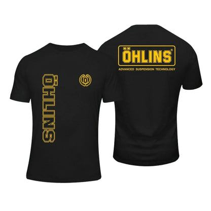 Desktop_Amazing Tees Men Ohlins Shock Suspension Car Motorcycle Sport Racing T Shirt Summer Casual Oversized men's Short sleeve
