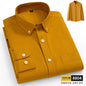 The new 10XL and 11XL oversized Oxford fabric men's shirt is 100% pure cotton, fashionable, casual and business without ironing