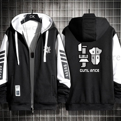 Monster Hunter Print Hoodie for Men Women Hooded Zip-up Autumn Coat Long Sleeve Man Hoodie Hooded Shirt Casual Sweatshirts