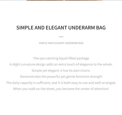 Luxury Women's Genuine Cowhide Leather Mini Shoulder Tote Bag Pebbled Leather Long Strap Underarm Handbag Minimalist Daily Purse