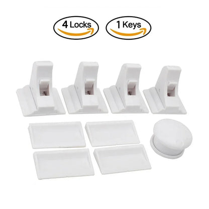 Magnetic Children's Lock for Extra Cabinet Door Safety: A Must-Have for Parents  Drawer Lock  Baby Protection  Baby Safety Lock