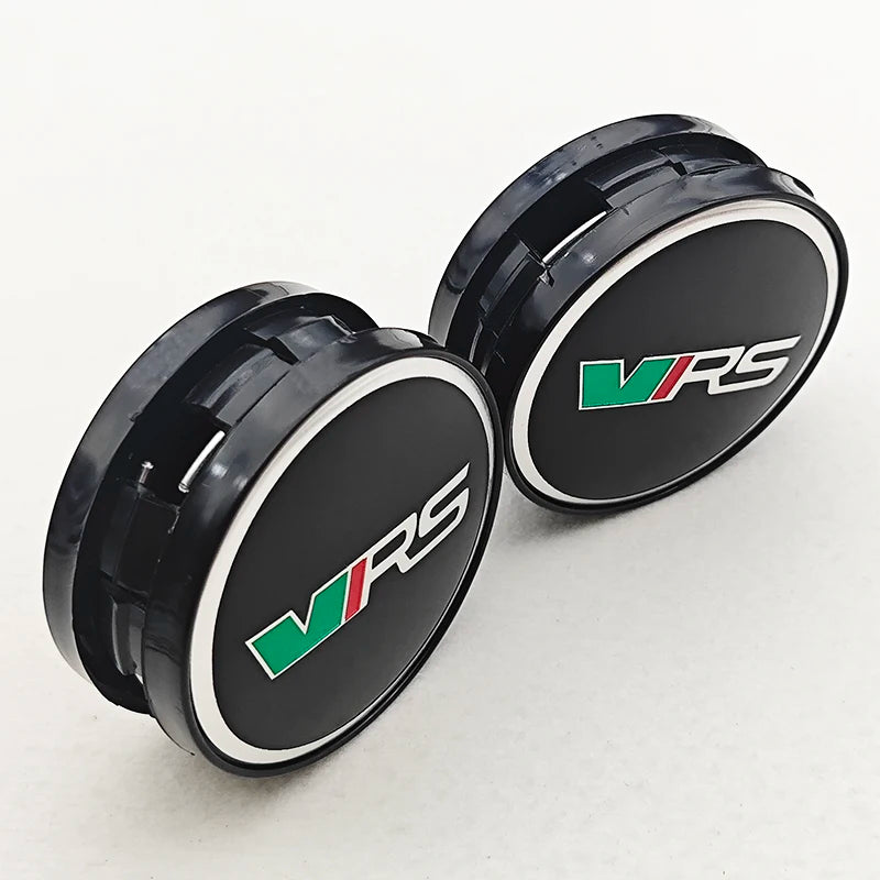 4pcs 60mm Car Wheel Center Hub Cap Rim Cover VRS Logo Emblem Sticker For Skoda Octavia Fabia Kamiq Kapoq Kodiaq Rapid SCALA
