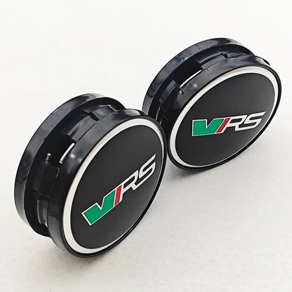 4pcs 60mm Car Wheel Center Hub Cap Rim Cover VRS Logo Emblem Sticker For Skoda Octavia Fabia Kamiq Kapoq Kodiaq Rapid SCALA