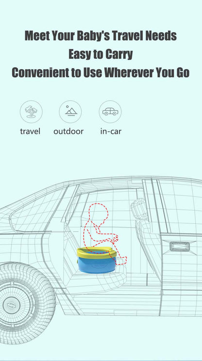 Folding Travel Baby Toilet Pot Squatty Potty Urinal for Children Baby Pot Child Toilet Portable Potty Child Potty Training Seat
