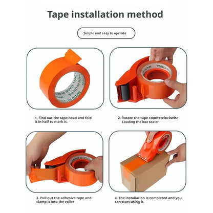 Tape Dispenser Adhesive Roller Cutter Stationary Package Machine Supplies Bag Plastic Packer Sealing Thickened Sealing Device