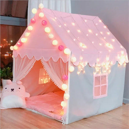 Baby Play Tent Children's Indoor Home Game House Girl Entertainment Small House Outdoor Amusement Park Playing Game Tent Toy Set