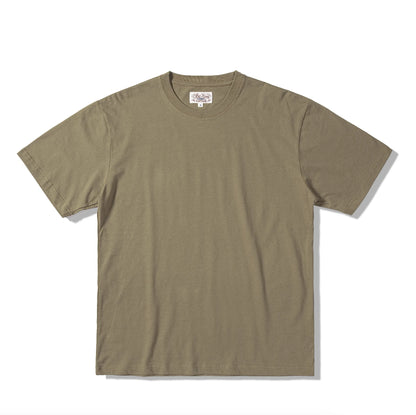T1-0006 Red Tornado Big US European Size Crew Neck T-Shirts Men 270gsm Heavy  100% Cotton Casual Tee Shirt