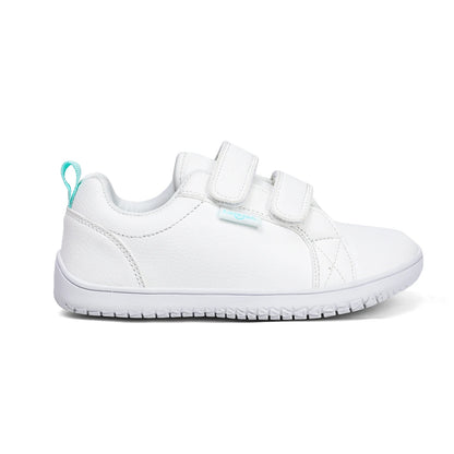 Boys Girls Barefoot Shoes Kids Wide Toe Minimalist Fashion Sneakers Lightweight Hook Loop Artificial Leather Walking Flats