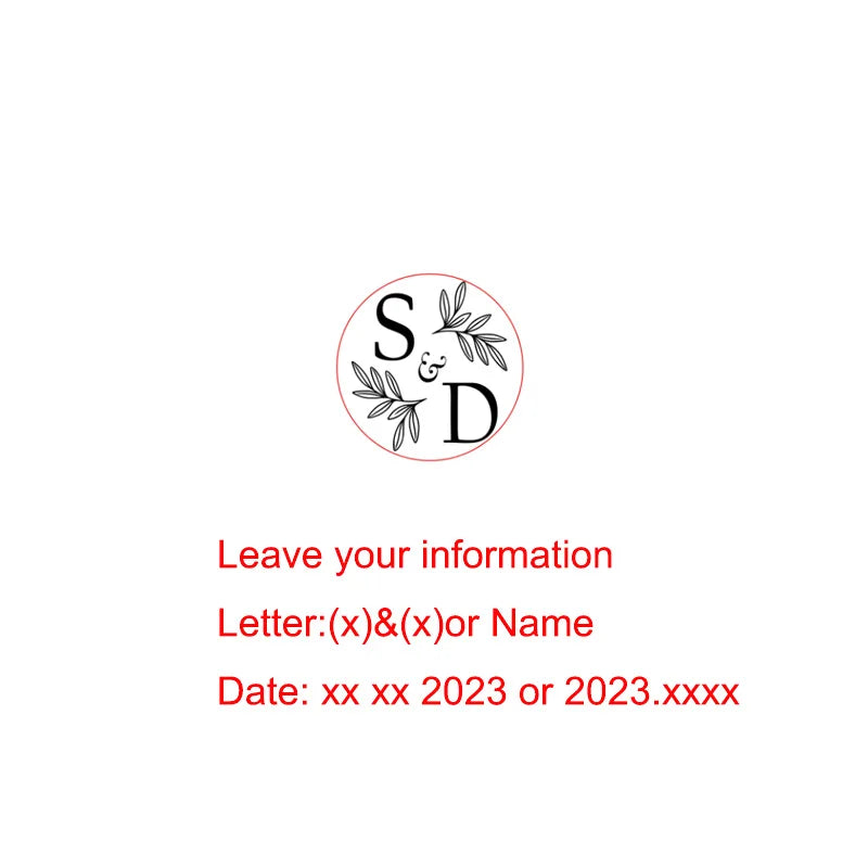 Wedding Embosser Stamp LOGO Custom Personalized Embossing Seal Customization for Letter Head Wedding Envelope Graduation Decora