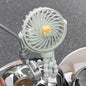 Korean Baby Cart Stroller Fans Portable Outdoor Fan Clip Cute Bear Bunny Rechargeable Handheld Electric Fan for Home 3 Speeds