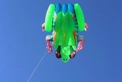 Frog kite cometas profesionales kite flying cerf volant gonflable outdoor games aquilone acrobatico vlieger haspel parplan pipa