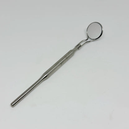 DENILK 1 pc Dental Mouth Mirror With Handle Anti-Fog Rhodium Double Sided Oral Mirrors  Reflectors Reuse Oral Mirror Handle
