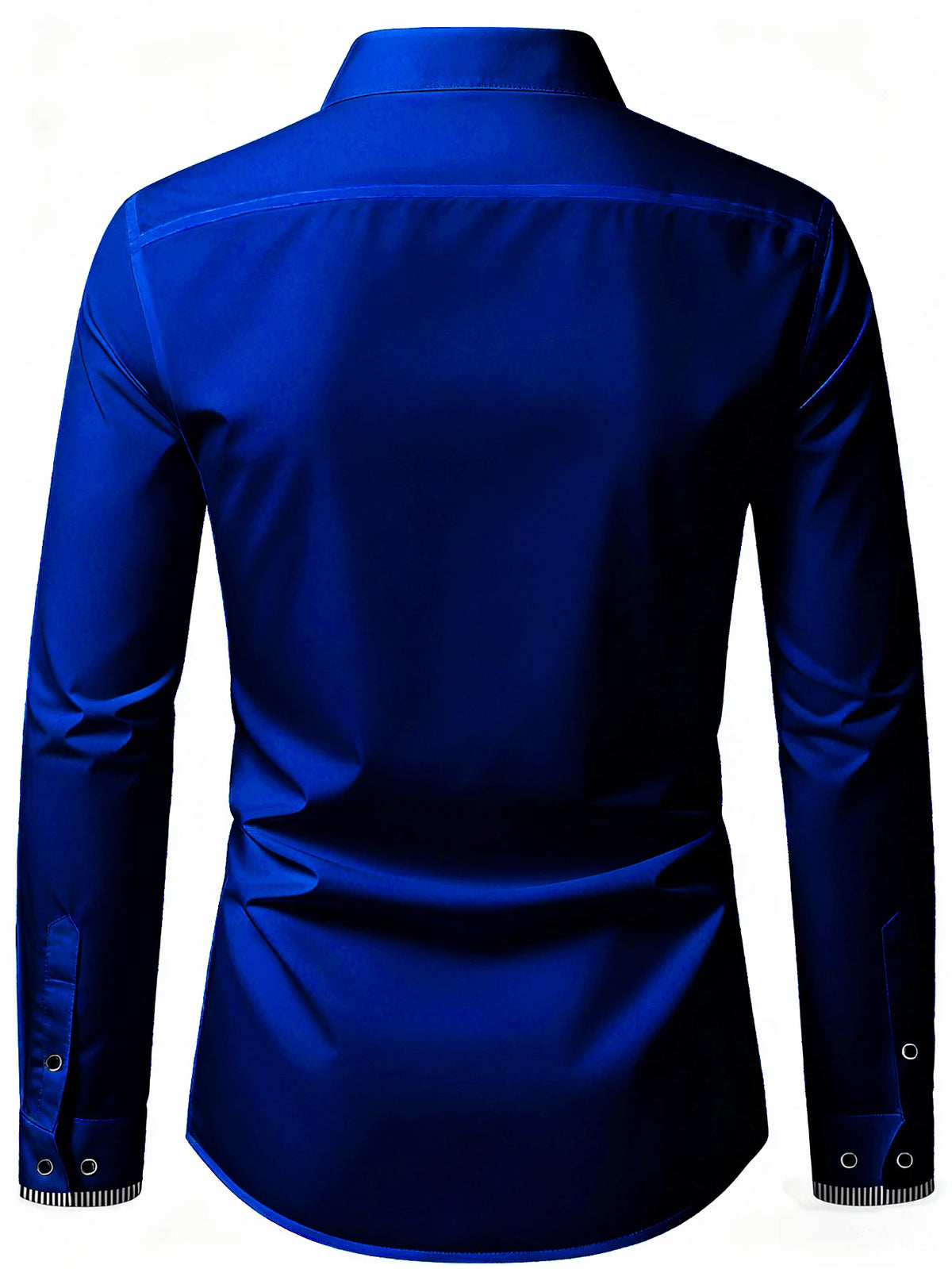 New Men Patchwork Shirt Fashion Dress Tuxedo Long Sleeve Smart Casual Four Season Man Micro Elastic Shirts