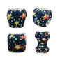 U PICK ALVABABY Swim Diaper Adjustable Swim Nappy for Swimming Lessons Fashion Design Swimming Nappy for Baby Under 8 Months
