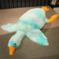 50-190cm Large Brown Hug Stuffed Animal Duck Kawaii Giant Goose Plush Toy Sleeping Pillow Big Soft Doll Party Gift for Boy Girls
