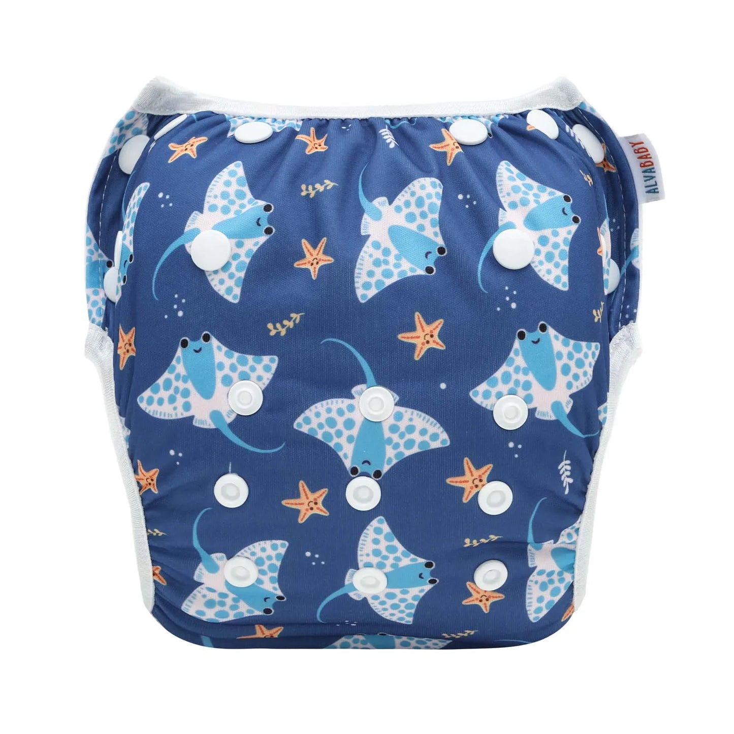U PICK ALVABABY Swim Diaper Adjustable Swim Nappy for Swimming Lessons Fashion Design Swimming Nappy for Baby Under 8 Months