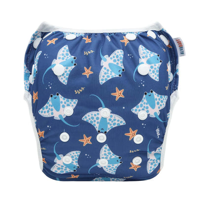 U PICK ALVABABY Swim Diaper Adjustable Swim Nappy for Swimming Lessons Fashion Design Swimming Nappy for Baby Under 8 Months