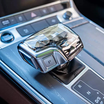 Left-hand drive LHD Crystal Gear Shift Knob Cover for Audi Q7 4M A6 C8 Q8 SQ5 A5 F5 A4 B9 S4 RS5 RS6 A7 4K SQ8 Gear Lever Handle