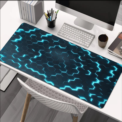 Large Gaming Mousepads Mouse Pad Computer Mousepad Geometric Mouse Mat 90x40cm Desk Pads For PC Keyboard Mats Table Rug