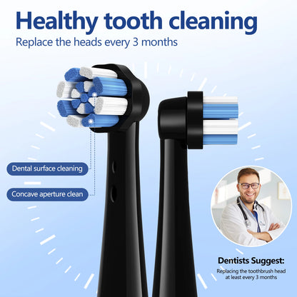 New 4/8PC Professional Toothbrush Replacement Heads, Compatible with Oral-B IO Series, Cost-Effective Pack.