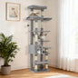 Garvee 188cm Extra Tall Multilevel Cat Tree Tower, Indoor Large Cat Climbing Activity Center with Cat Condos, Sisal Scratching Posts & Soft Hammock for Kittens and Adult Cats