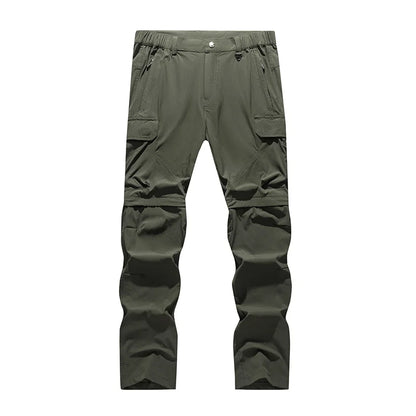 Men's Cargo Hiking Convertible Pants, Waterproof, Quick Dry, Lightweight, Removable Zipper, Perfect for Outdoor Adventures, Fishing and Camping, All-Season Versatile Hiking Gear.