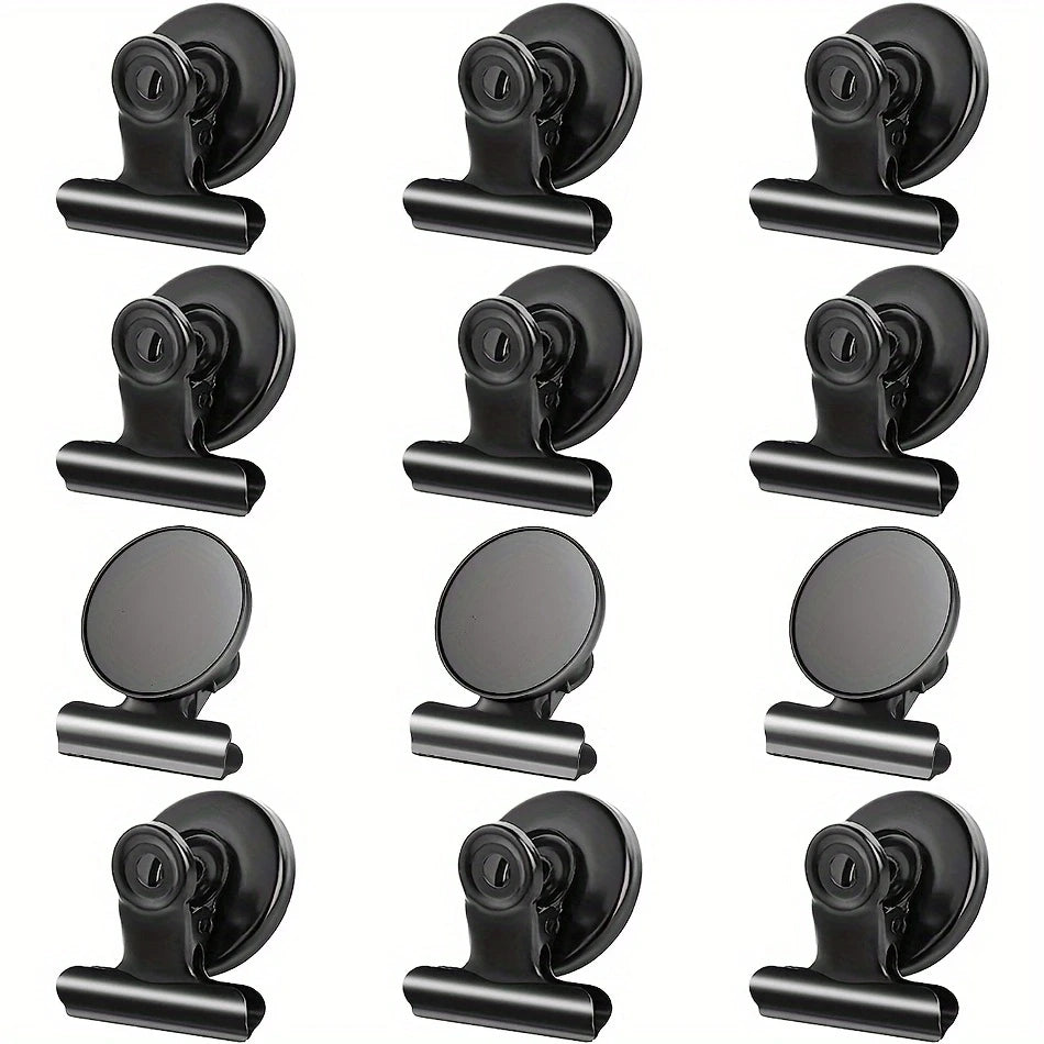 Strong Magnets Magnetic Clips Bulldog Clips Heavy Duty Magnetic Clips Perfect for Whiteboard Magnets Photo Displays Home