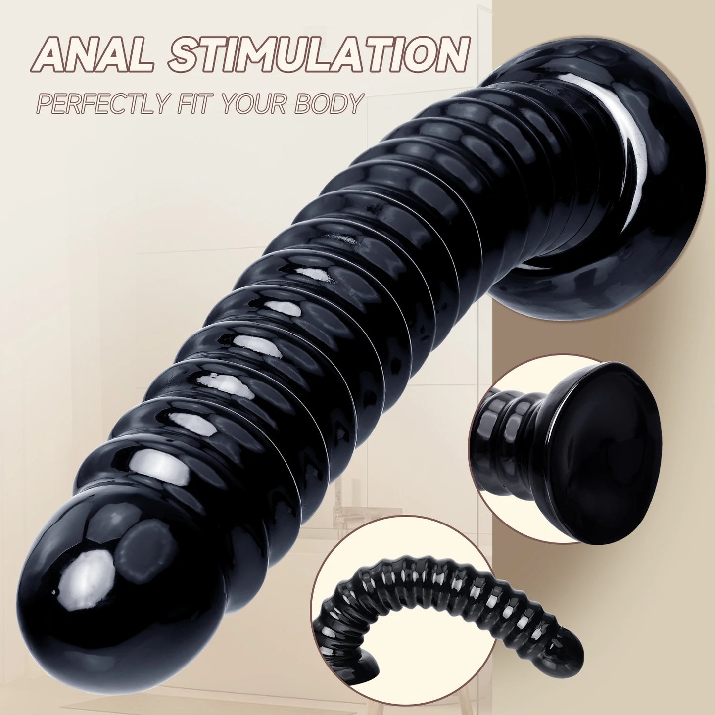 Huge Anal Plug Dildo Soft Big Anal Dilator Stimulate Vaginal Anus Butt Plug Penetration Adult Dick Sex Toys for Women Men Gay 18