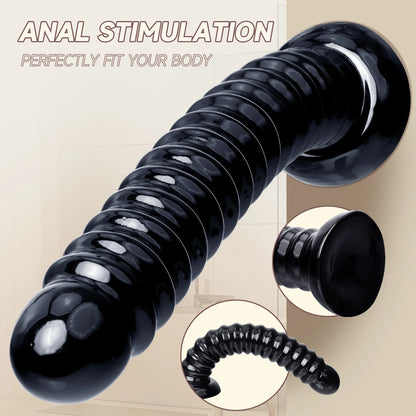 Huge Anal Plug Dildo Soft Big Anal Dilator Stimulate Vaginal Anus Butt Plug Penetration Adult Dick Sex Toys for Women Men Gay 18
