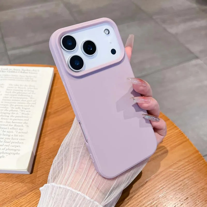 Luxury Matte Candy Color Silicone TPU Soft Phone Case for IPhone 17 Air 16 15 14 13 Pro Max 16E Back Cover Colorful Shell Caque