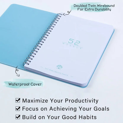2024 Weekly Planner Agenda A5 Notebook Planner Pouch 52 Weeks Planner Schedules Stationery School Office Supplies Stationery