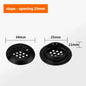 10pcs Round Cabinet Air Duct Vent Dia.19-53mm Stainless Steel Louver Mesh Hole Plug Decoration Cover Wardrobe Grille Ventilation