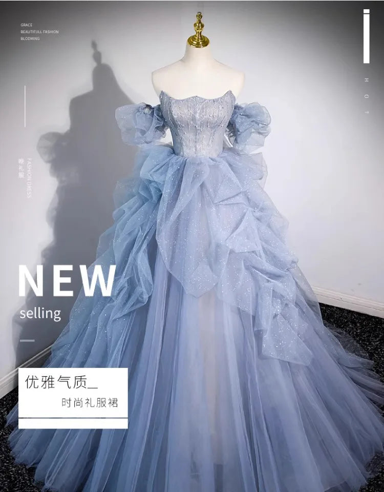 Elegant Sexy SLIM Evening Prom Dresses for Women 2024 Host Birthday Wedding Party Dress Formal Occasion Graduation Wedding Dress