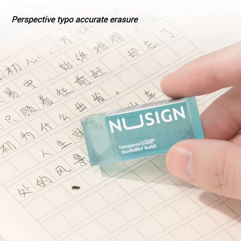 NUSIGN 2B Soft Rubber Pencil Eraser for Students Art Sketching Painting Exam Writing Correction School Stationery Supplies