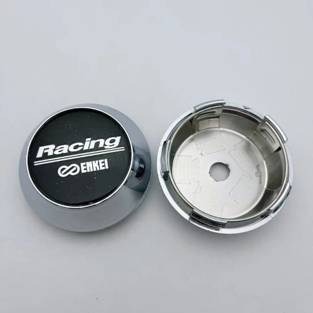 4pcs 60mm 64mm 65mm 68mm 69mm  Car Wheel Center Caps With Enkei Logo Emblem Car Accessories for Wheel Hubcaps Hub Cover High Cap