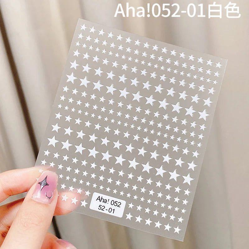 1sheet 3D Sweet Cherry Fruit Nail Art Stickers Summer Peach/Lemon/Star/Moon Nail Decals 8*10cm Adhesive Red Cherry Nail Decor %$
