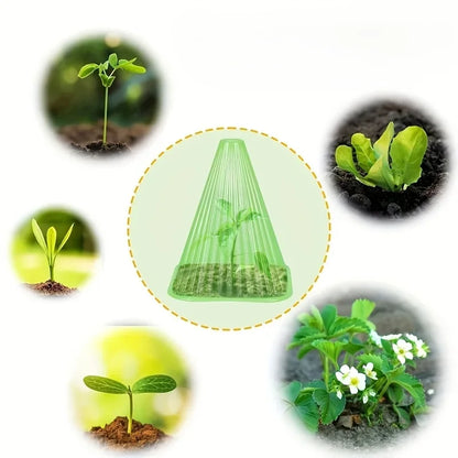 20PCS Large Reusable Plant Covers - Protect Plants From Birds, Frost, Snails, Etc., Transparent, Durable Garden Supplies